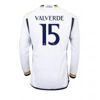 Koszulka piłkarska Real Madrid Federico Valverde #15 Strój Domowy 2023-24 tanio Długi Rękaw